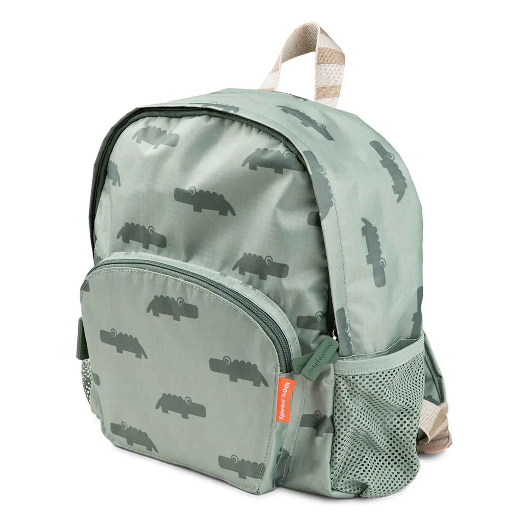 Croco backpack | Sage- Product image n°0