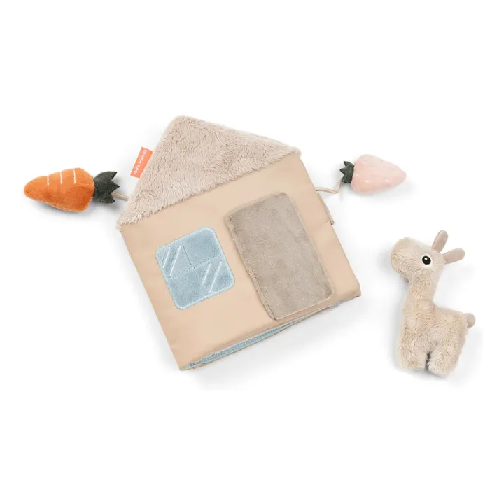 Livre en tissu La maison de Lalee | Sable- Image produit n°0
