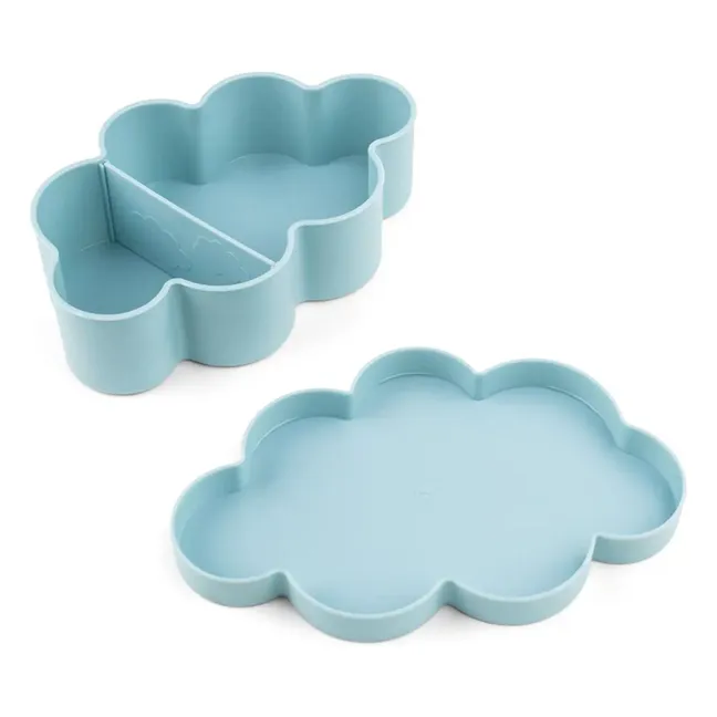 Lunch box and water bottle | Light blue