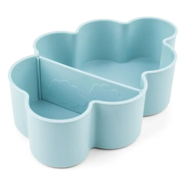 Snack boxes and water bottle | Light blue