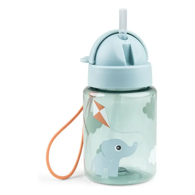 Snack boxes and water bottle | Light blue