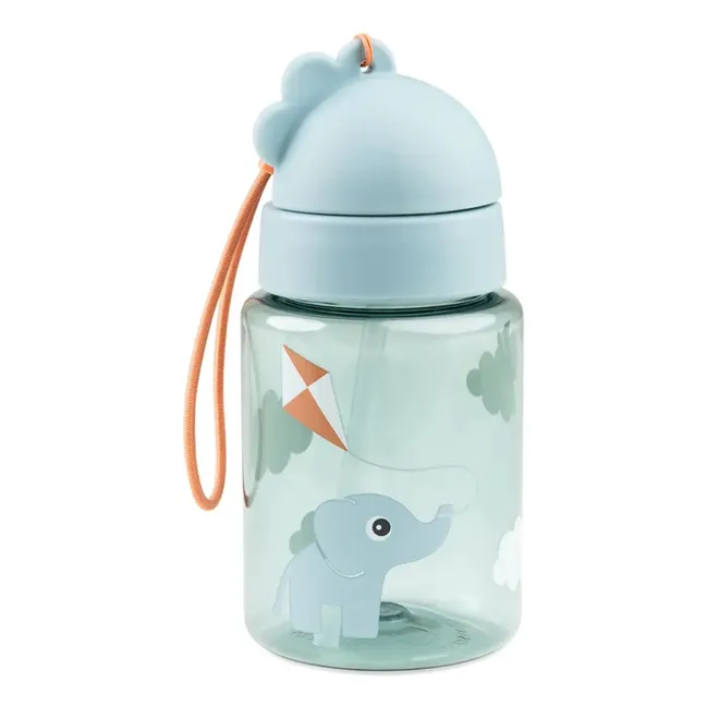 Snack boxes and water bottle | Light blue