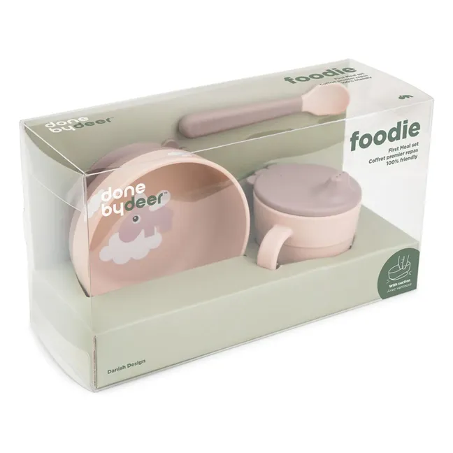 Fiambrera Happy Clouds | Rosa Melocotón