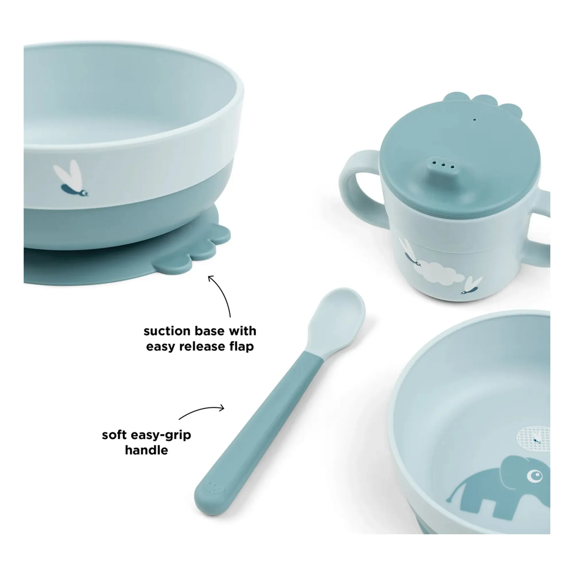 Coffret repas Elphee | Bleu- Image produit n°8