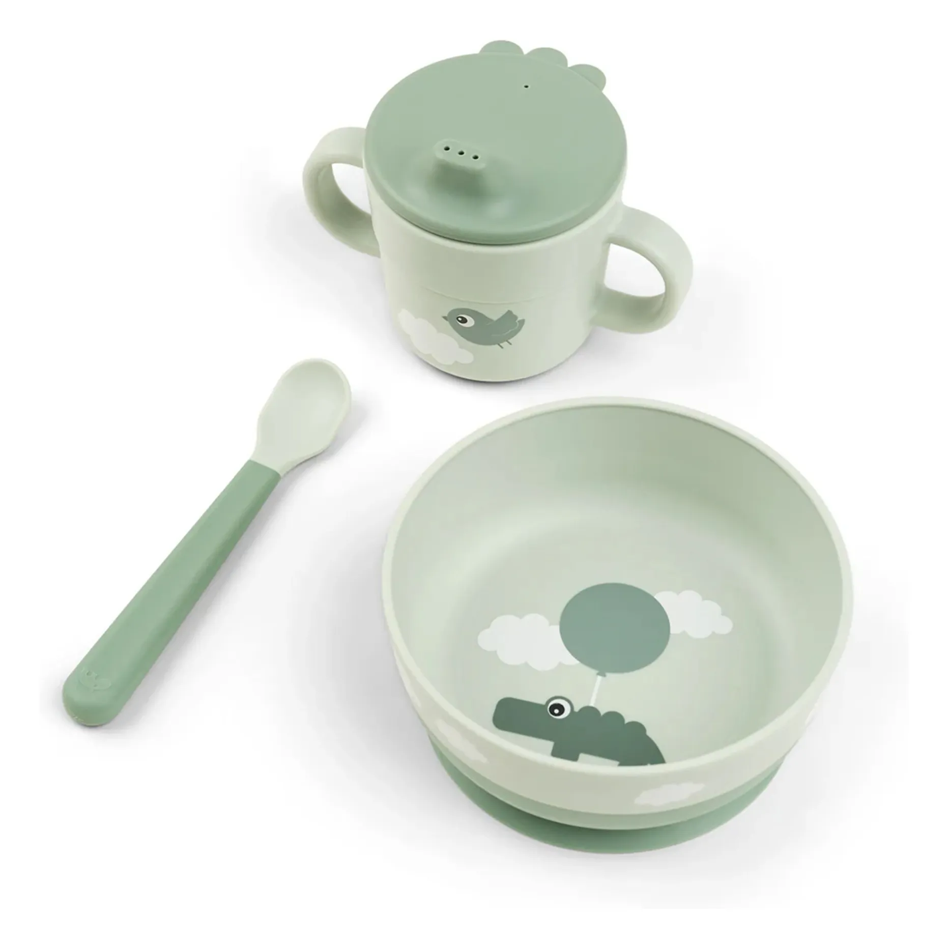 Coffret repas Happy Clouds | Sauge- Image produit n°0