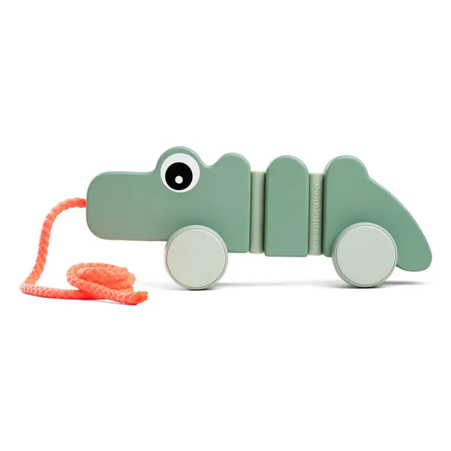 Giocattolo da tirare Croco | Verde