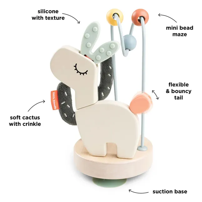 Jouet d'éveil à ventouse Lalee | Sable