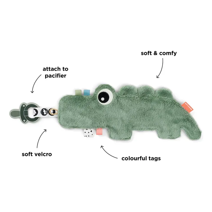 Attache-tétine Croco | Vert- Image produit n°4