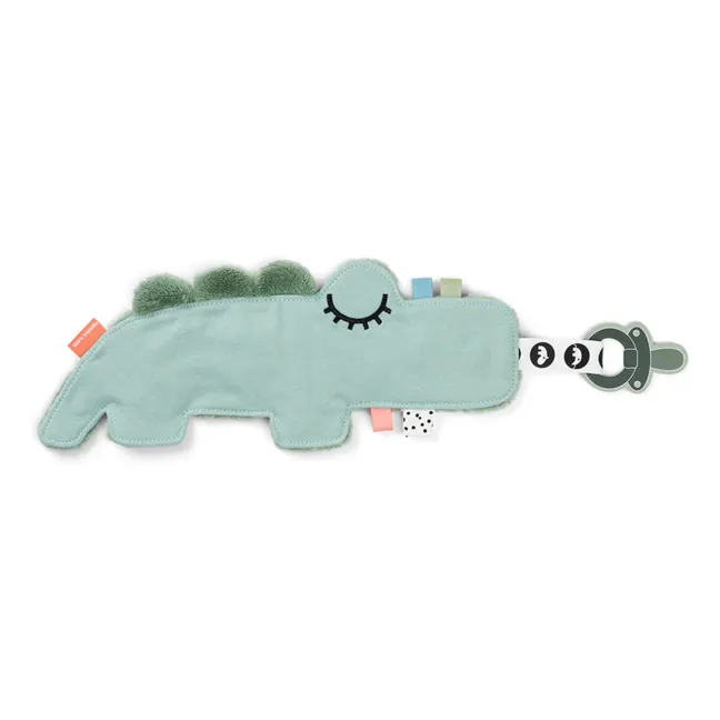Attache-tétine Croco | Vert