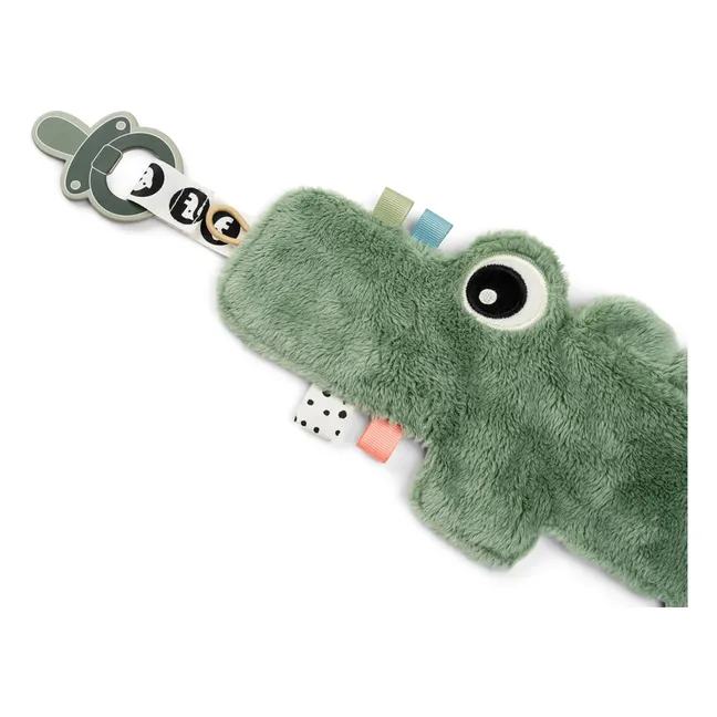 Attache-tétine Croco | Vert