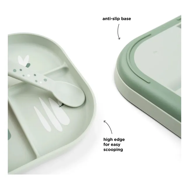 Croco compartmentalized plate | Sage