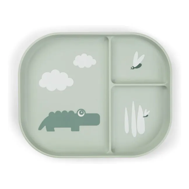 Croco compartmentalized plate | Sage