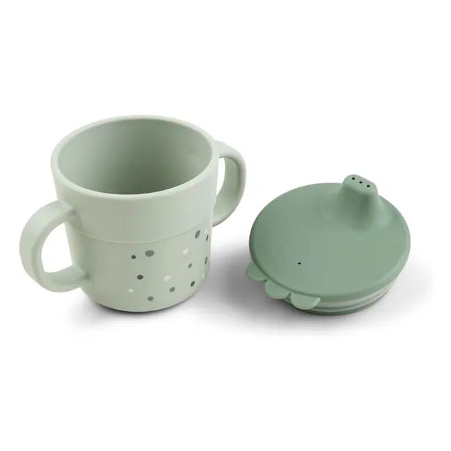 Tasse d'apprentissage Happy Dots | Vert