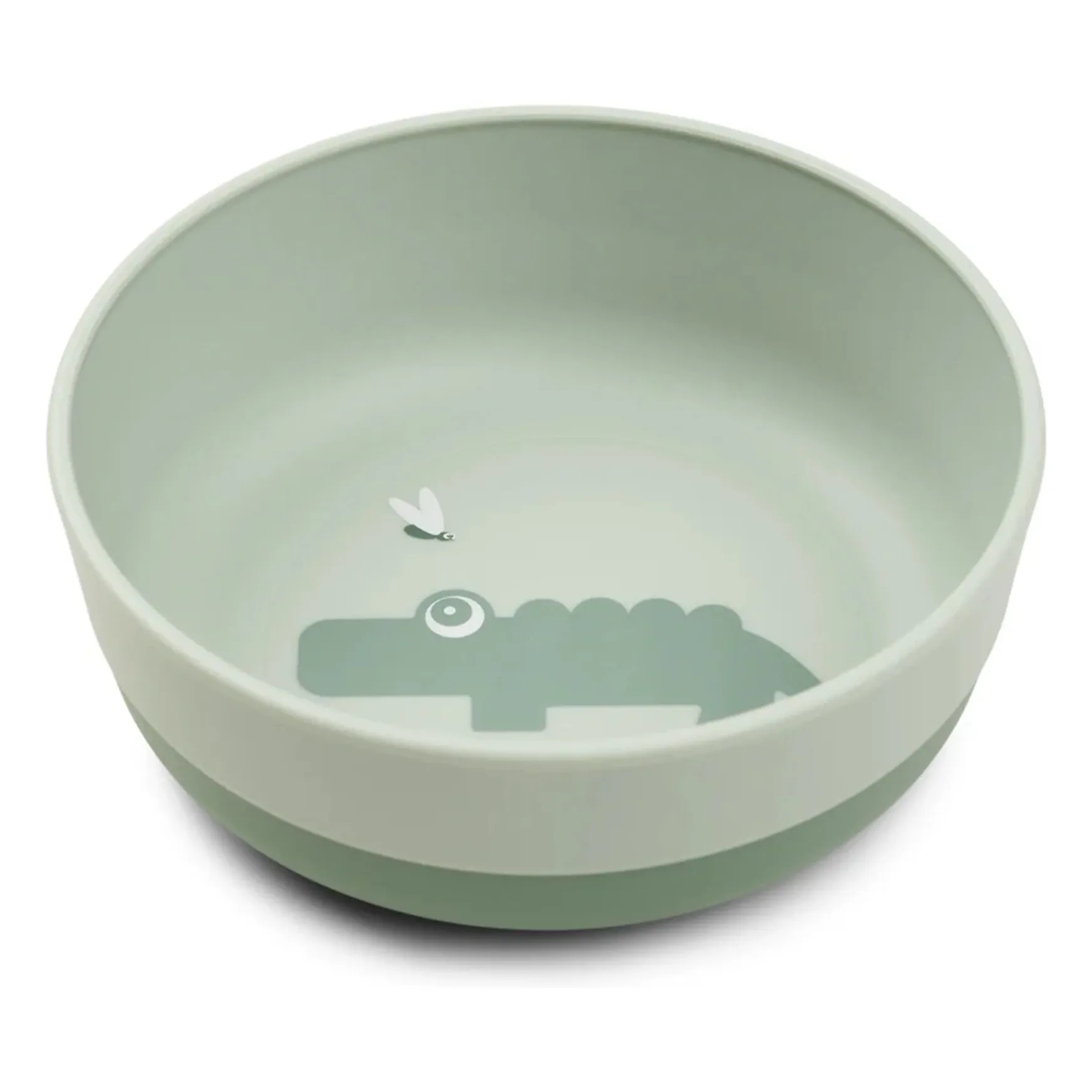 Done By Deer Green Croco Bowl