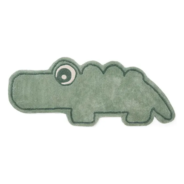 Alfombra de cocodrilo | Verde