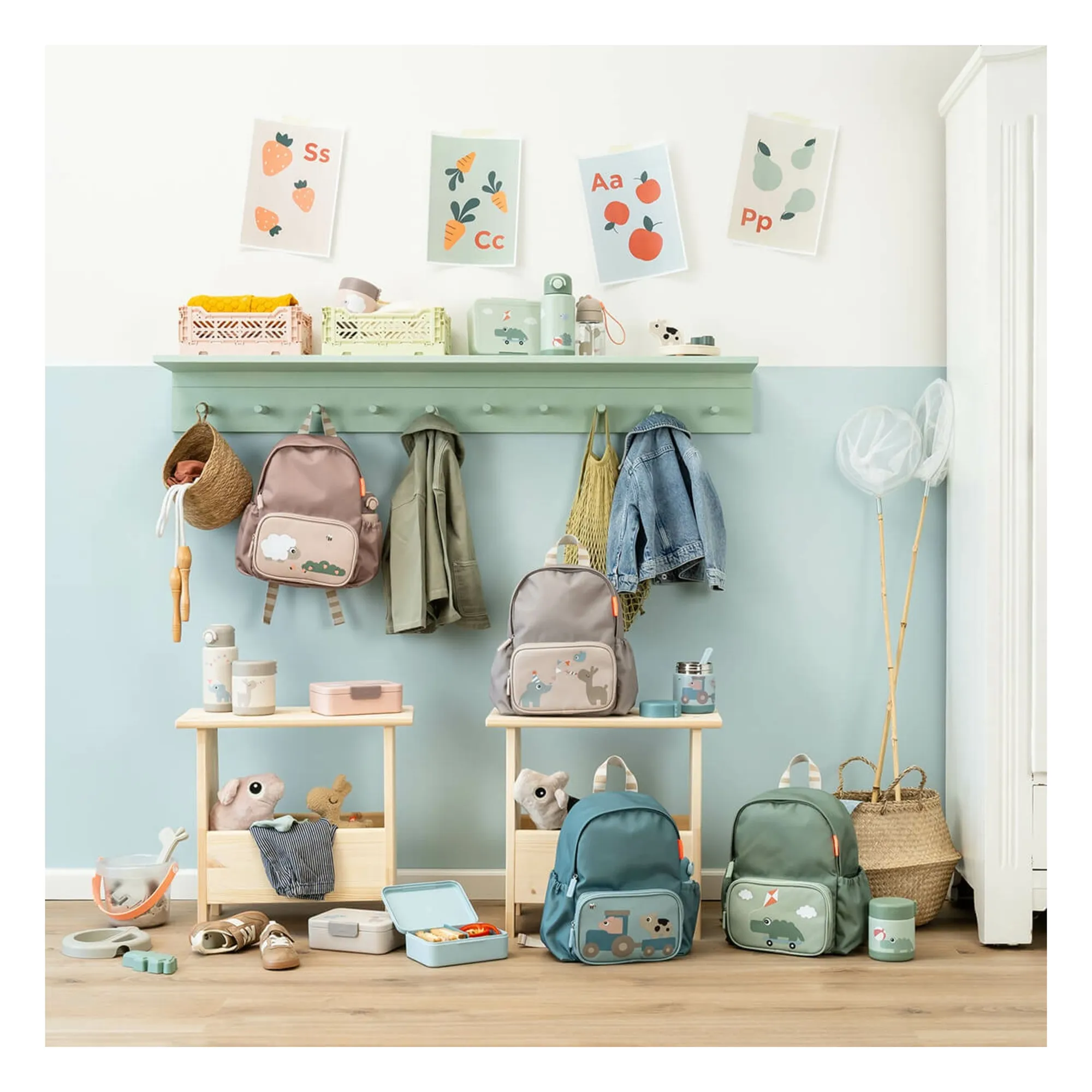 Playground insulated lunch box | Sage- Product image n°2