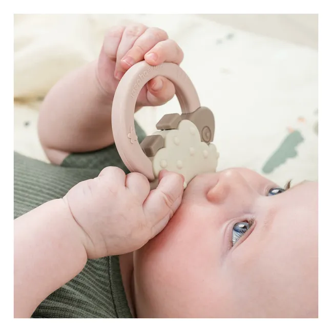 Anneau de dentition Sheepy | Rose