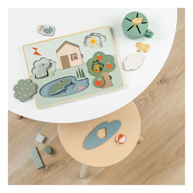 Deer Friends built-in puzzle