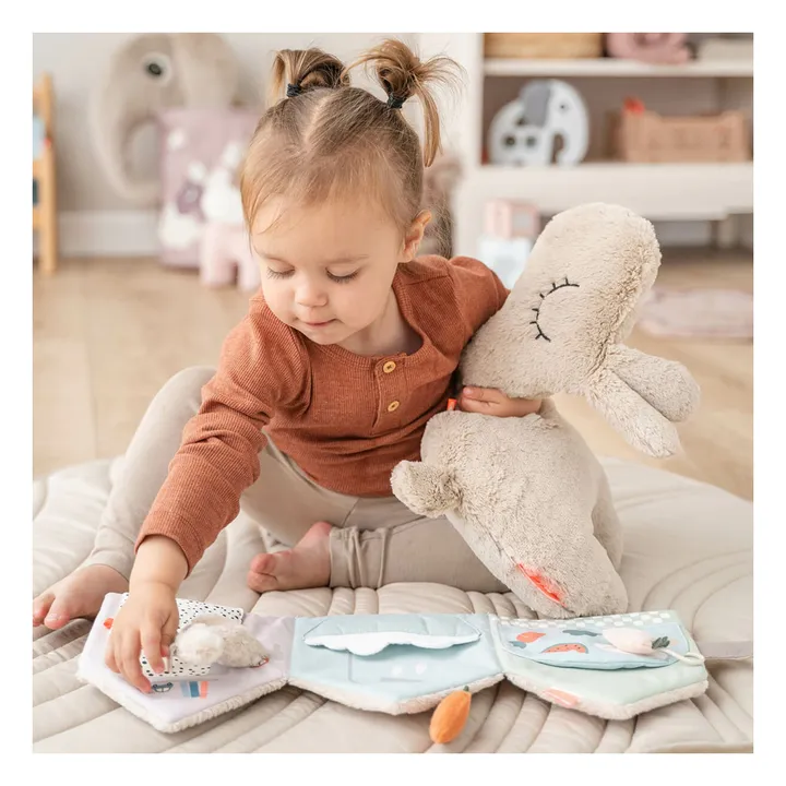Livre en tissu La maison de Lalee | Sable- Image produit n°1