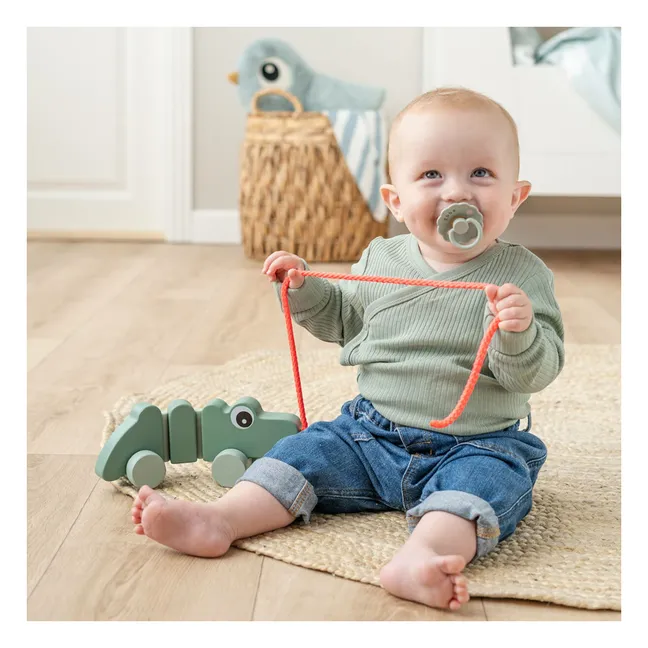 Giocattolo da tirare Croco | Verde