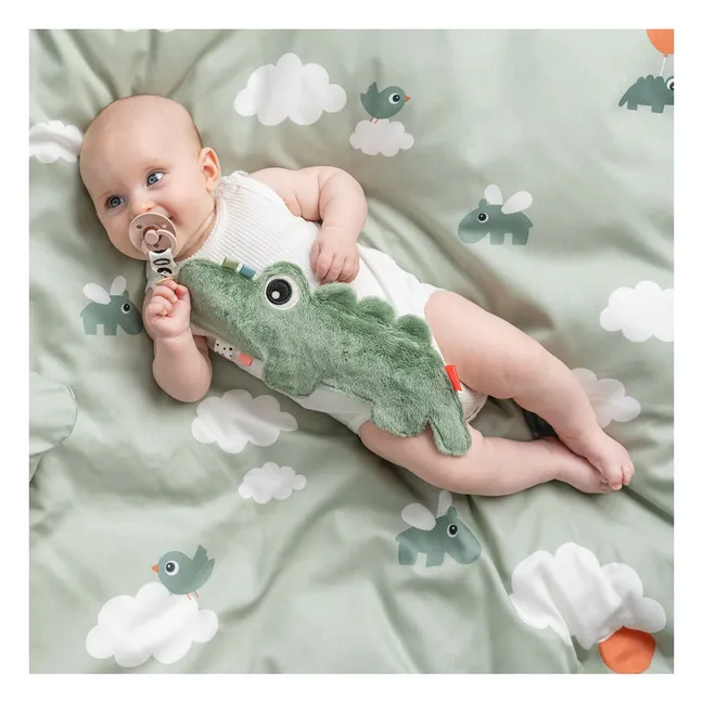 Attache-tétine Croco | Vert