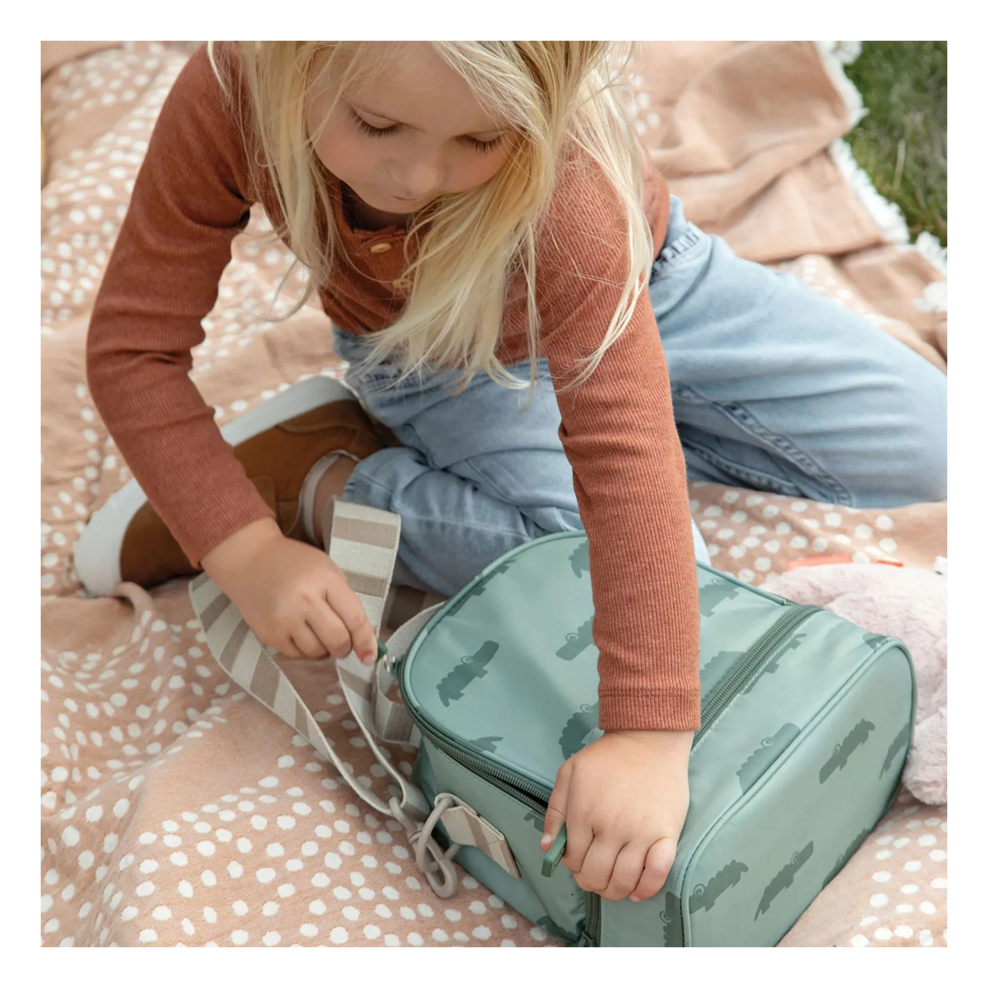 Croco cooler bag | Green- Product image n°5
