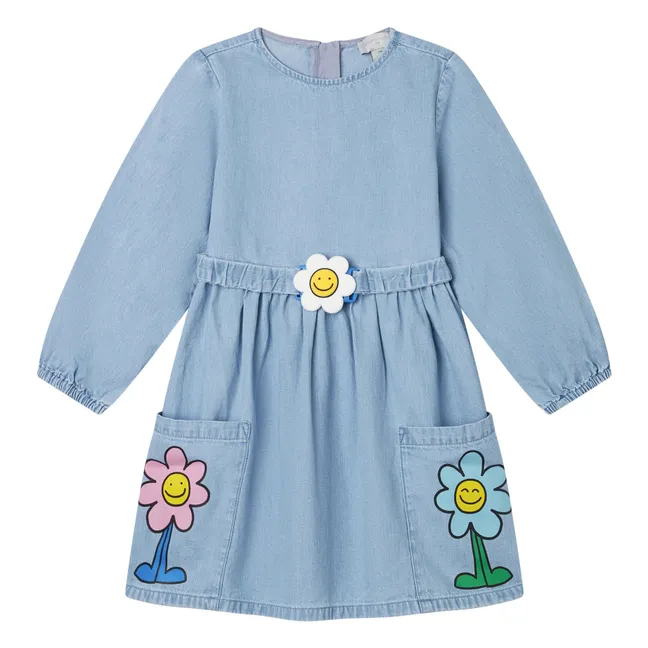 Paquerette Denim Dress | Denim blue