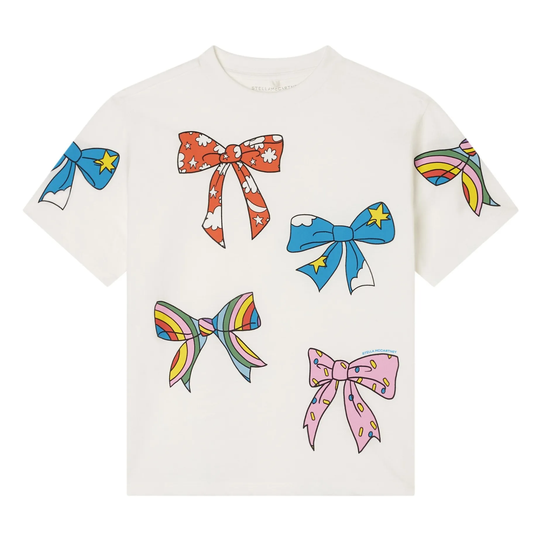 Stella Mccartney Kids Ivory Knot T-Shirt