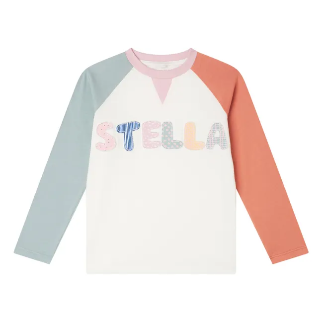 Camiseta Stella Colorblock | Marfil