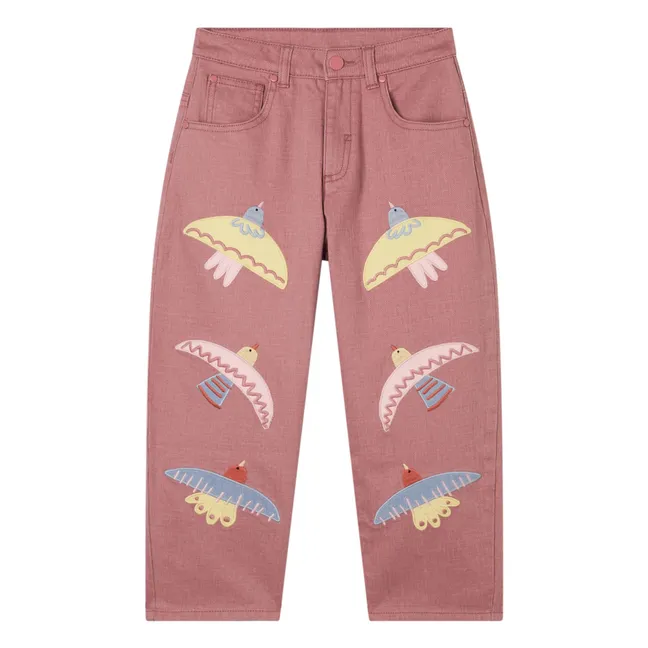 Pantalones Birds | Rosa Viejo