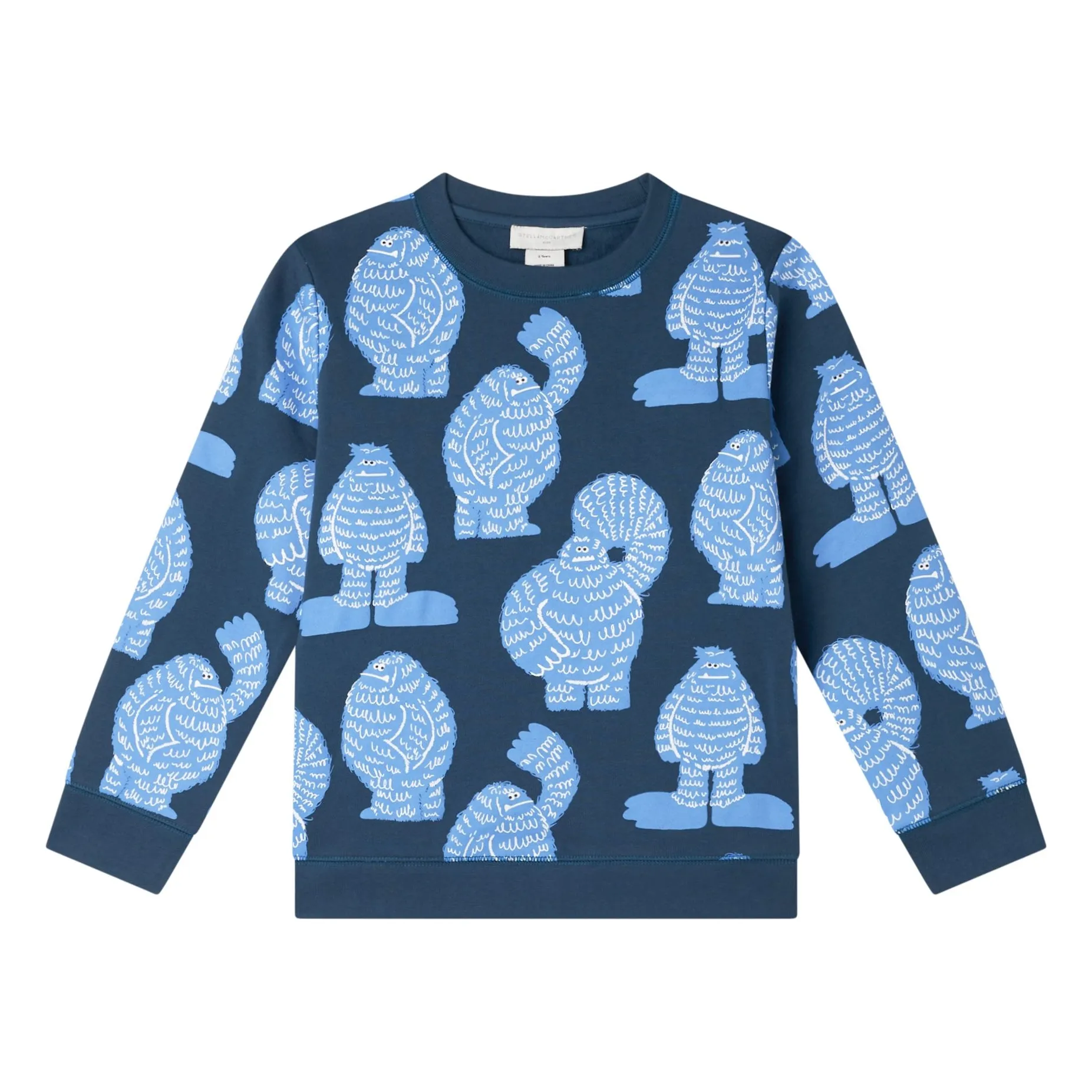 Stella Mccartney Kids Blue Yetis Sweatshirt