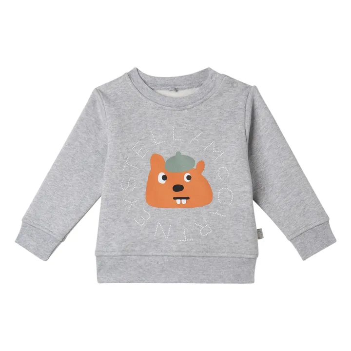 Sweat Stella Ecureuil | Gris chiné- Image produit n°0