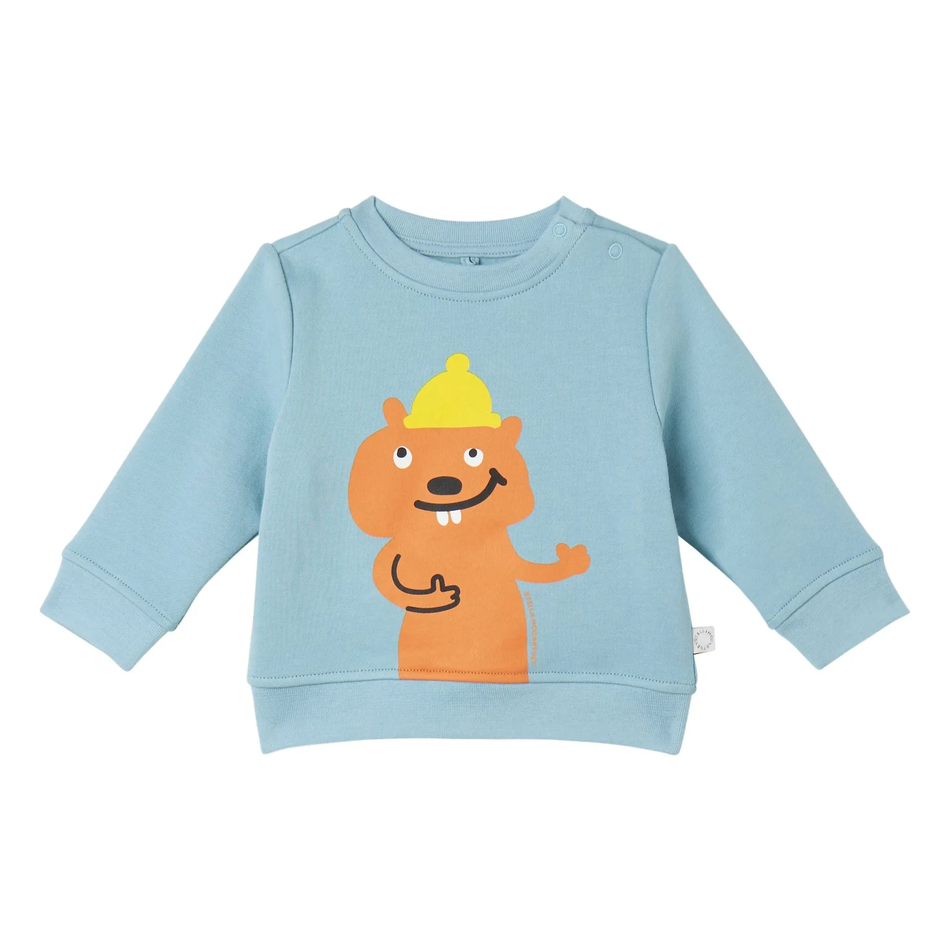 Stella Mccartney Kids Light Blue Squirrel Sweat