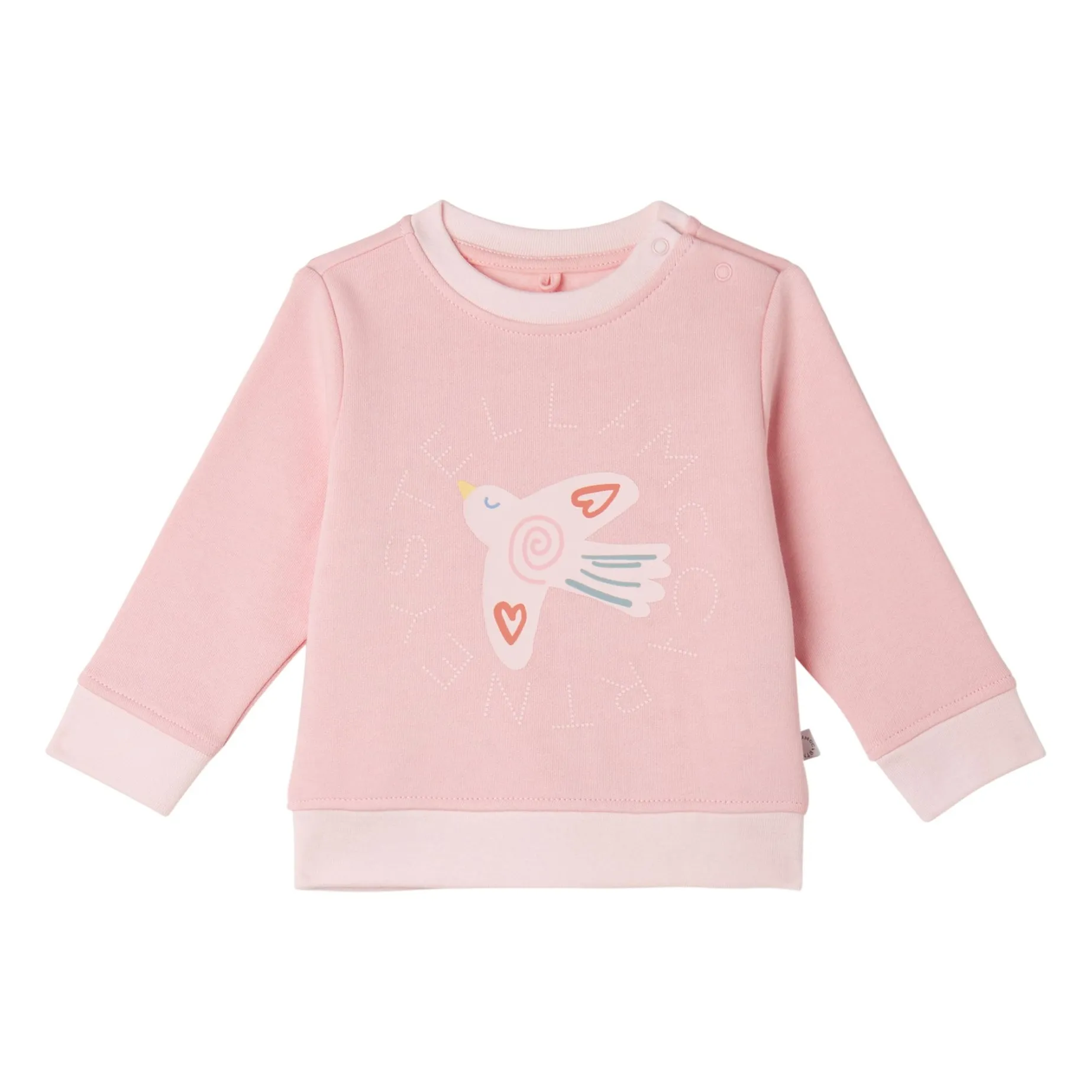 Stella Mccartney Kids Pink Sweat Oiseau
