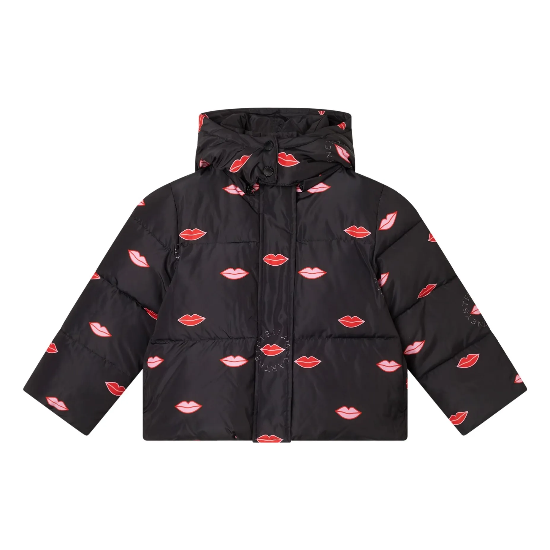 Stella Mccartney Kids Black Doudoune Bouches
