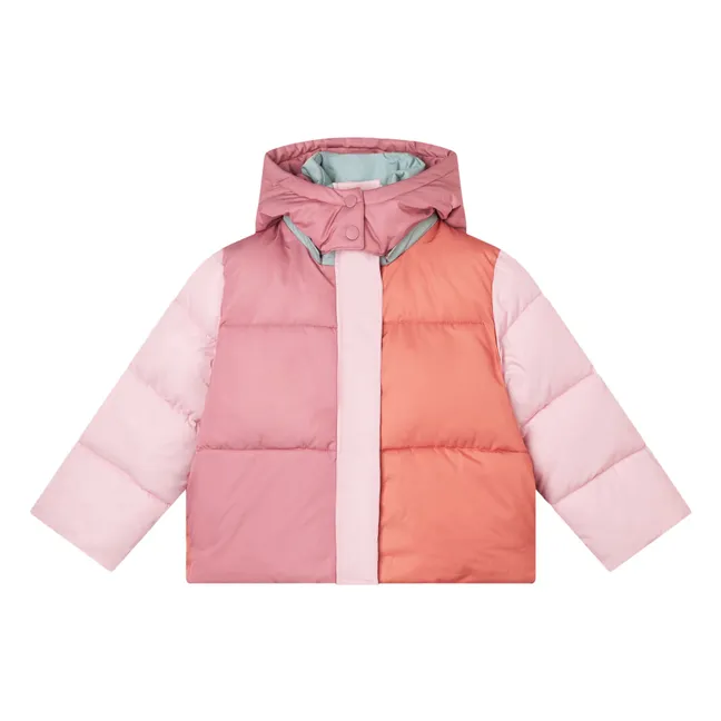 Doudoune Colorblock | Rose