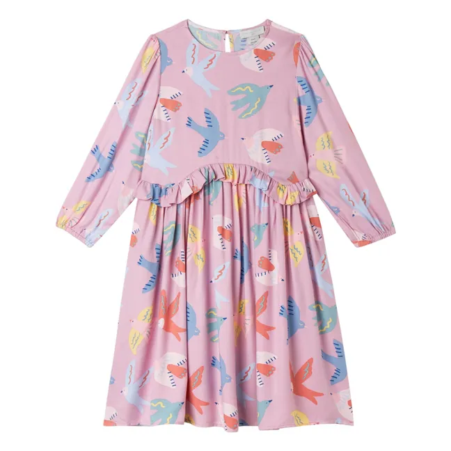 Vestido de pájaros | Lila