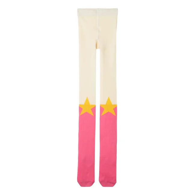 Collants Étoiles | Rose fuschia