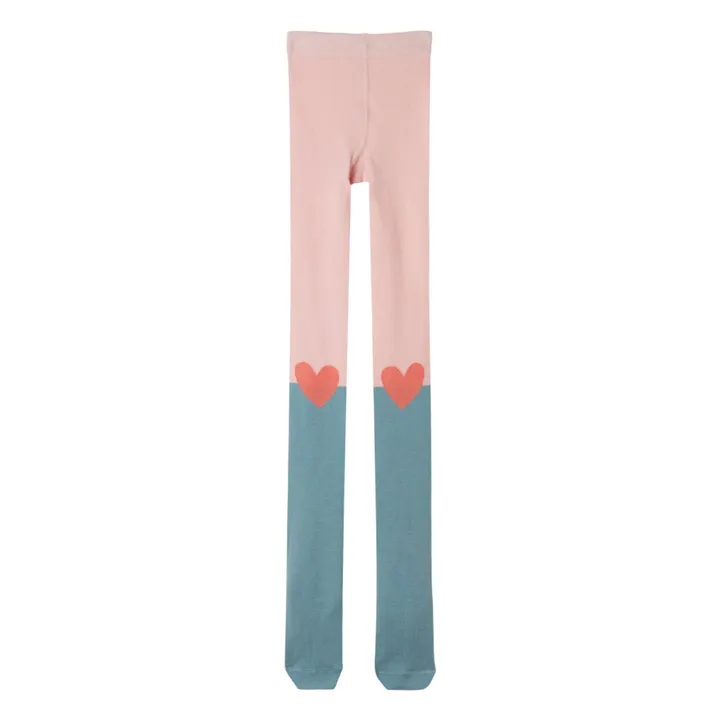 Collants Cœurs | Rose pâle- Image produit n°0