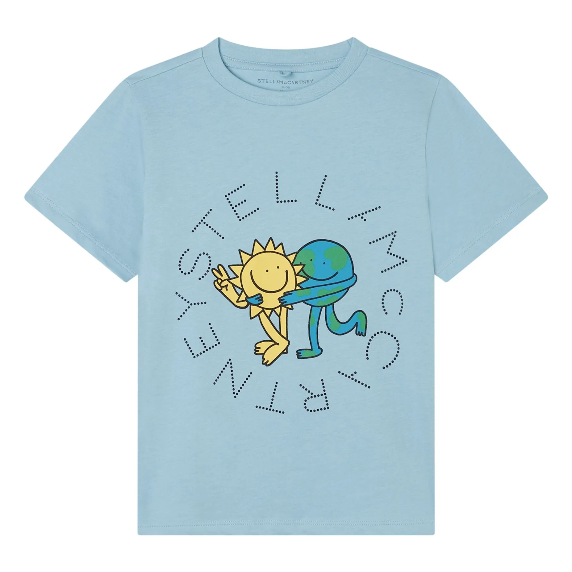 Stella Mccartney Kids Pale Blue Stella Soleil T-Shirt