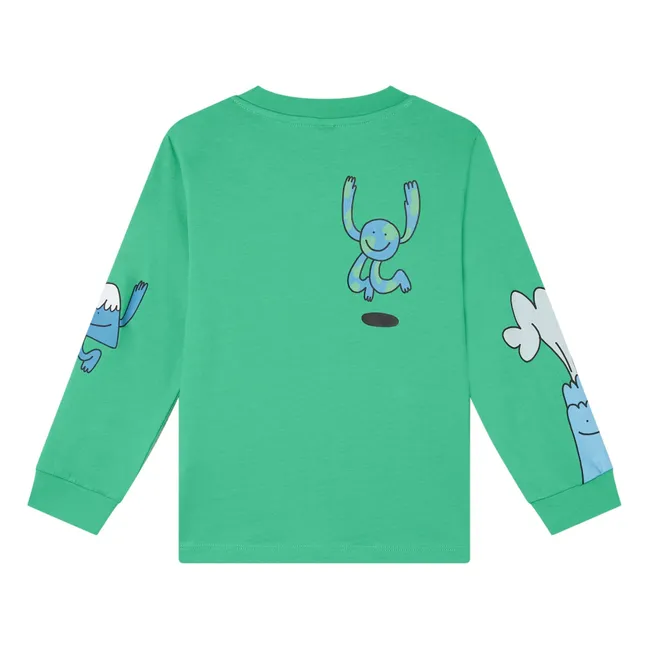 T-shirt Soleil | Vert prairie