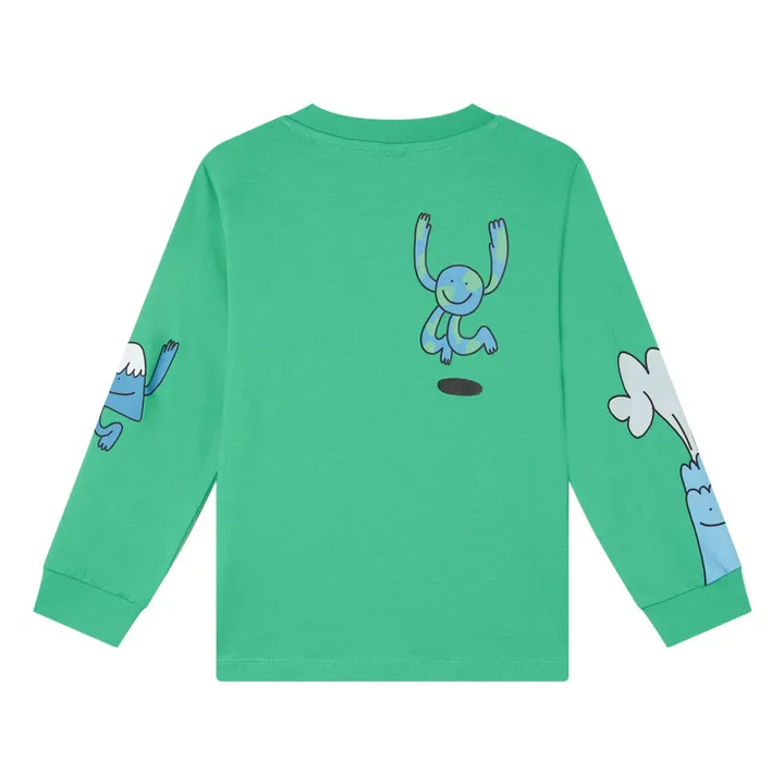 T-shirt Soleil | Vert prairie- Image produit n°1