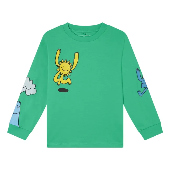 T-shirt Soleil | Vert prairie