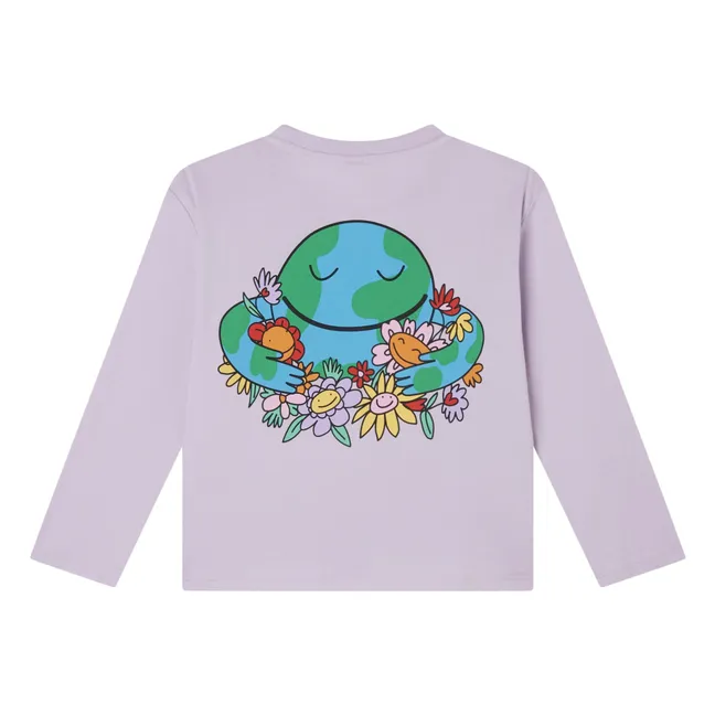 T-shirt Cœur | 	Lilas