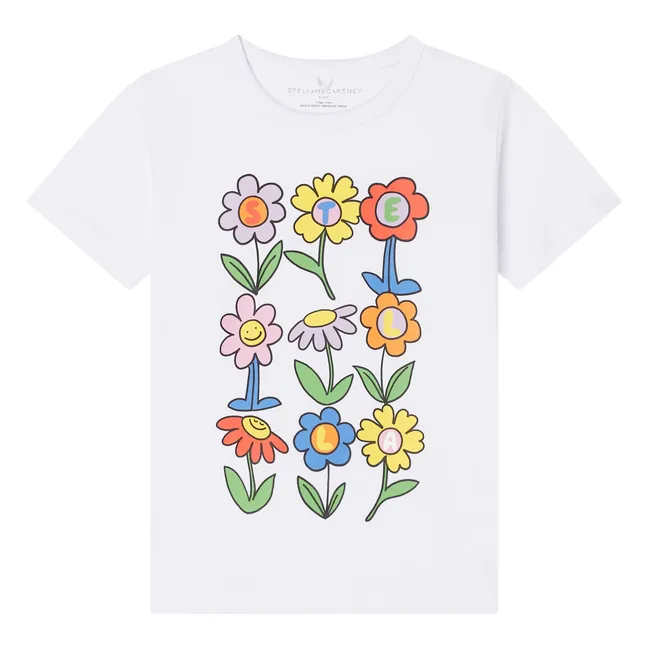 T-shirt Stella Fleurs | Blanc