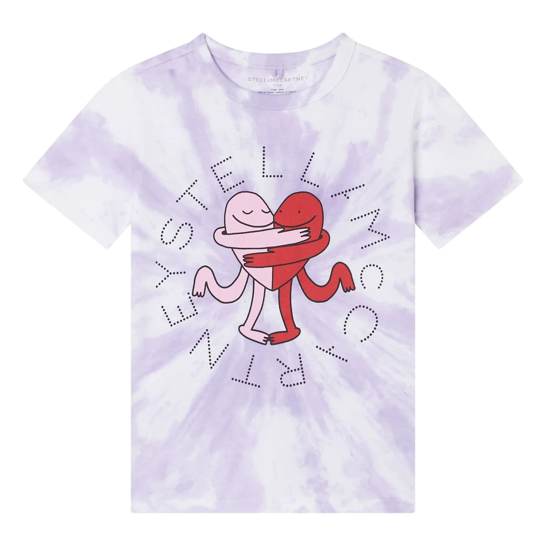 Stella Mccartney Kids Lilac Stella Tie And Dye T-Shirt