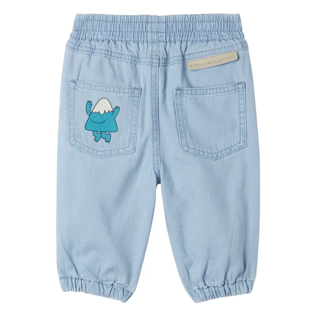 Pantalon Denim Soleil | Denim bleached