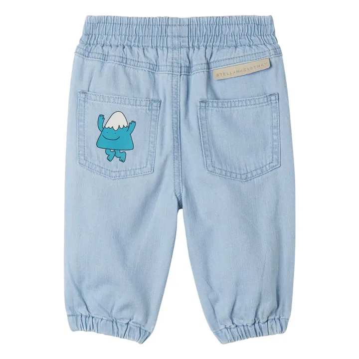 Pantalon Denim Soleil | Denim bleached- Image produit n°1