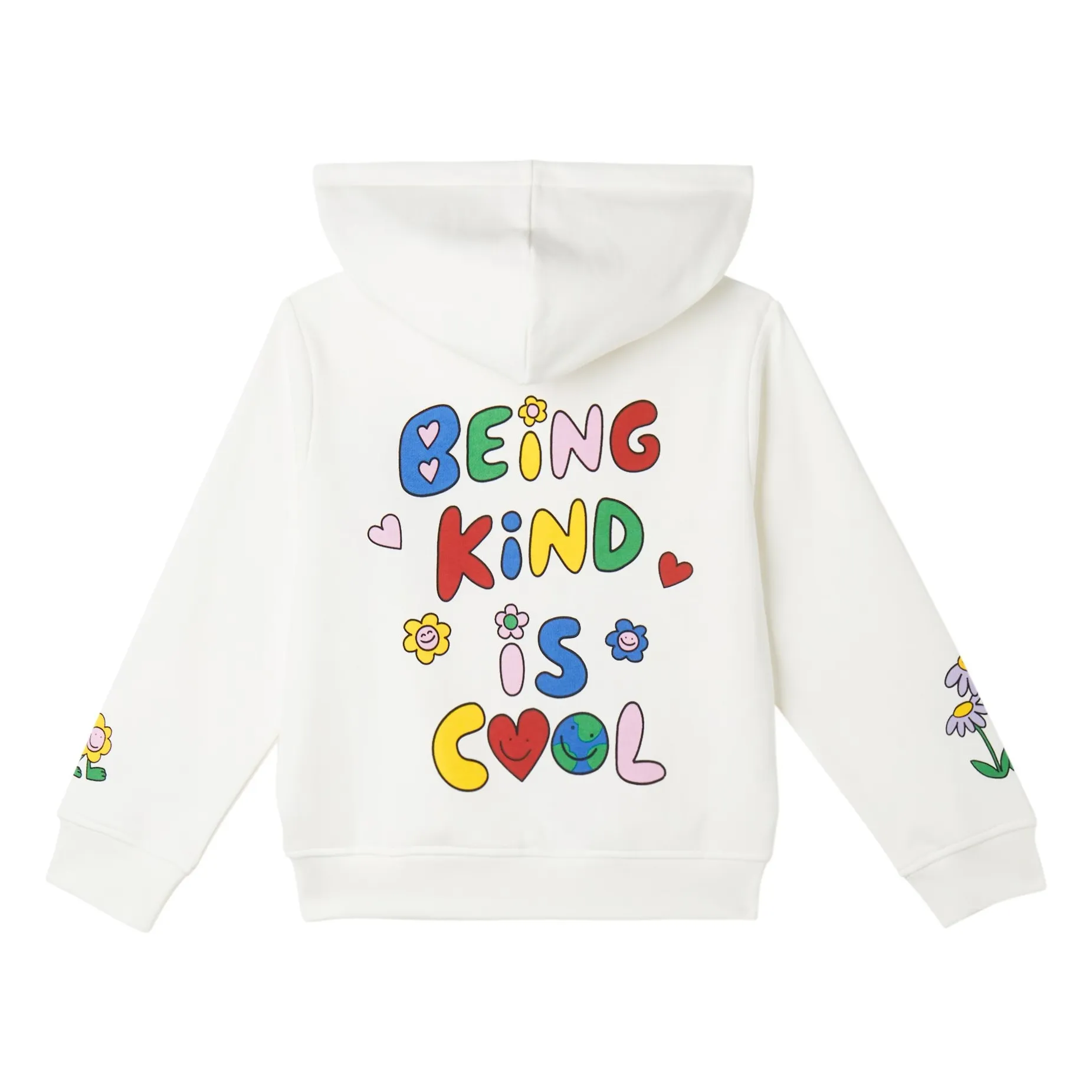 Stella Mccartney Kids Ivory Flower Hoodie