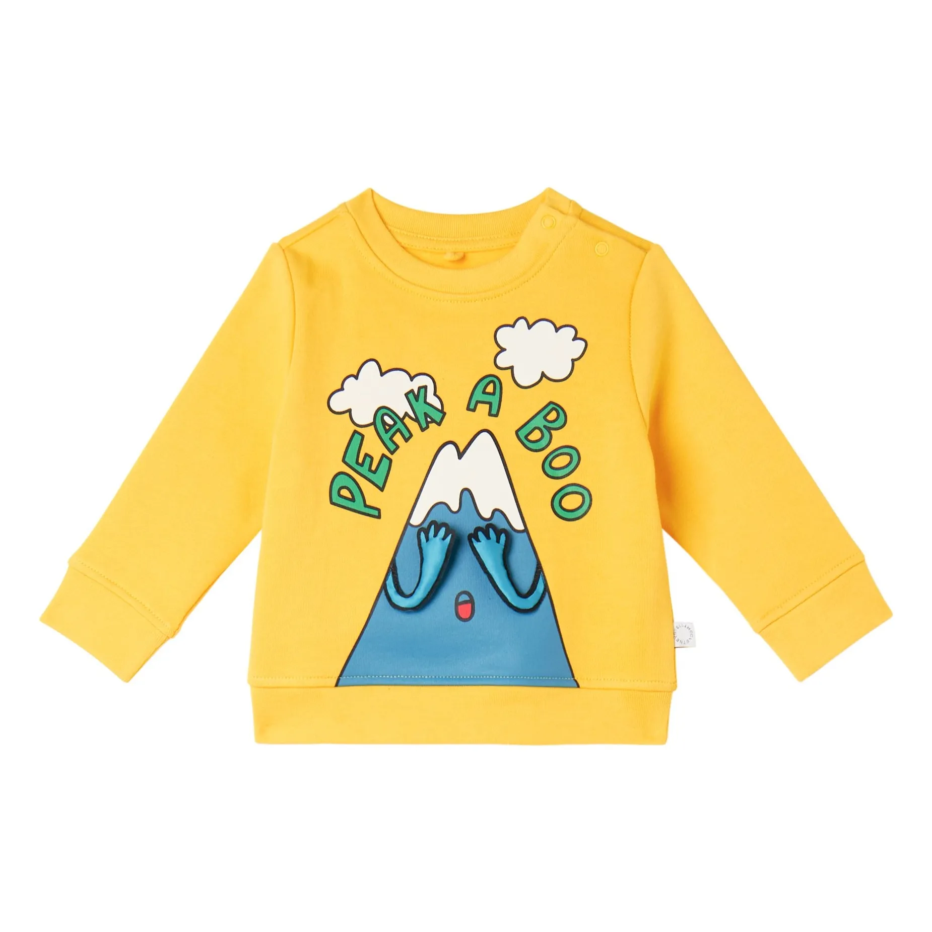 Stella Mccartney Kids Yellow Sweat Peak A Book